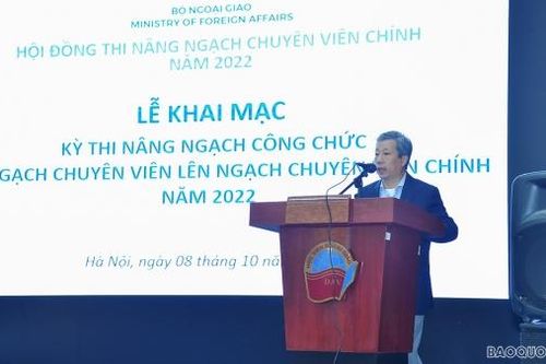 Bộ Ngoại giao tổ chức kỳ thi nâng ngạch công chức từ chuyên viên lên chuyên viên chính năm 2022