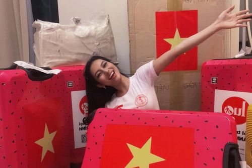 Lâm Thu Hồng khóc nghẹn vì nhận lại hành lý sau 7 ngày thất lạc