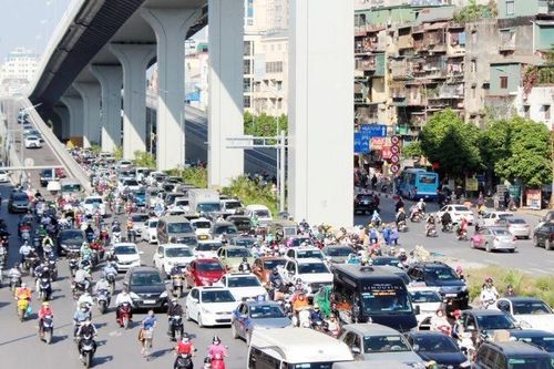 Hà Nội điều chỉnh lại giao thông trên tuyến Trường Chinh - Đại La