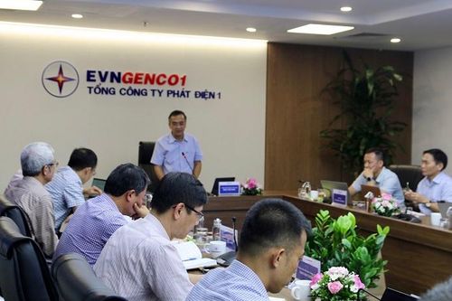 Đoàn công tác Tập đoàn điện lực Việt Nam làm việc tại EVNGENCO1