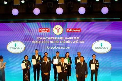 Tập đoàn Stavian đạt giải Thương hiệu mạnh Việt Nam 2022
