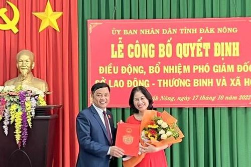 Phó Giám đốc Sở LĐTB-XH Đắk Nông xin thôi việc ngay khi nhận quyết định bổ nhiệm