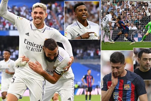 Hình ảnh đáng nhớ trong chiến thắng của Real Madrid trước Barcelona