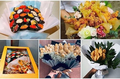 Những bó hoa đặc biệt đốn tim phụ nữ ngày 20/10