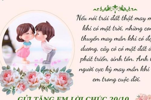 Lời chúc hay ngày Phụ nữ Việt Nam 20/10 tặng vợ, bạn gái, người yêu
