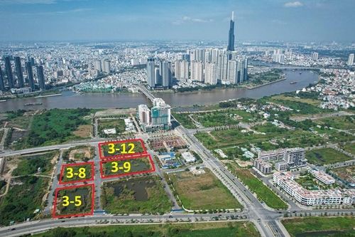 Cục Thuế TP HCM đề xuất xử lý 1.051 tỉ đồng tiền vụ bỏ cọc 4 lô đất ở Thủ Thiêm