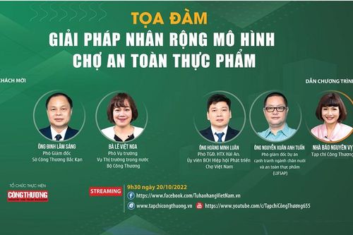 Giải pháp nhân rộng mô hình chợ an toàn thực phẩm