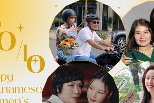Sao Việt 20/10: Tiến Luật chở Tóc Tiên đi giao quà cho Thu Trang, H'Hen Niê được trai lạ tặng hoa