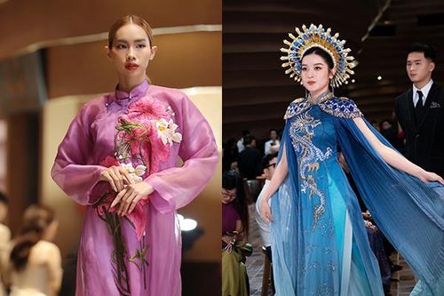 NTK Vũ Việt Hà và NTK Kenny Thái sáng tạo với các mẫu áo dài