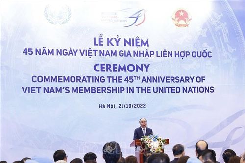 Trang trọng Lễ kỷ niệm 45 năm Việt Nam gia nhập Liên hợp quốc