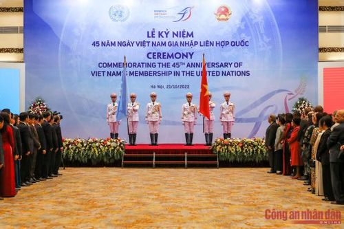 Kỷ niệm trọng thể 45 năm Việt Nam gia nhập Liên hợp quốc