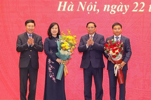 Trao quyết định bổ nhiệm Bộ trưởng Bộ Y tế và Giao thông vận tải