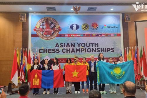 Học sinh Việt Nam giành 14 huy chương Vàng, dẫn đầu giải Cờ vua trẻ Châu Á 2022