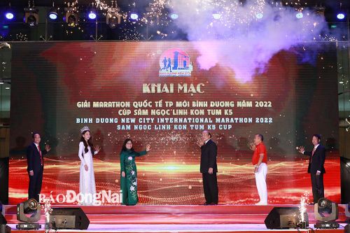 Khai mạc Giải Marathon Quốc tế Thành phố mới Bình Dương năm 2022