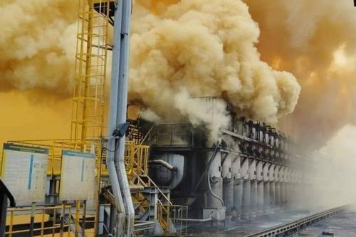 Nguyên nhân khói vàng bay nghi ngút ở Công ty Formosa Hà Tĩnh