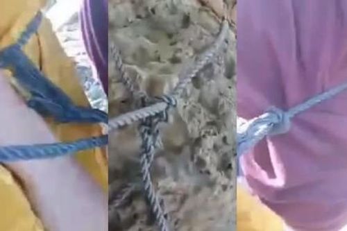 Cha ruột trói 3 con nhỏ vào tảng đá, quay video gửi cho vợ buộc chuyển tiền