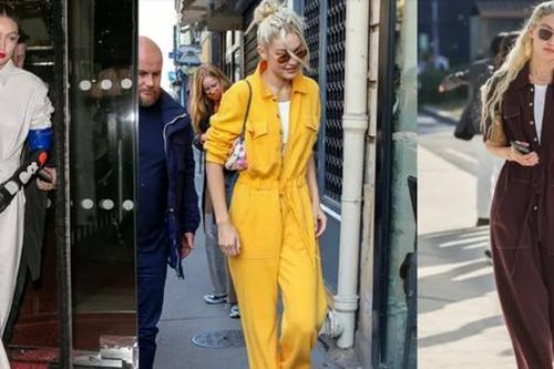 Chân dài đình đám Gigi Hadid biến đồ bay trở thành xu hướng hot nhất Thu - Đông 2022