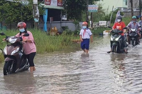 Triều cường ở Đồng bằng sông Cửu Long xác lập kỷ lục mới