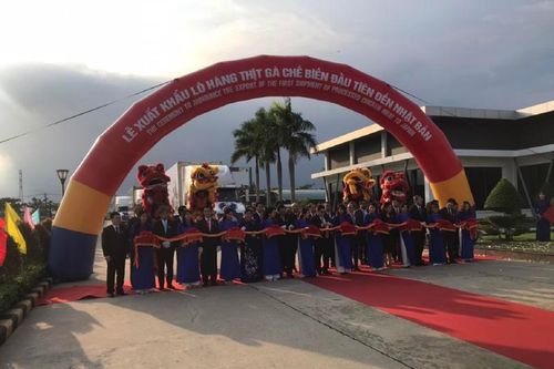 Xuất khẩu lô thịt gà chế biến đầu tiên sang Nhật Bản
