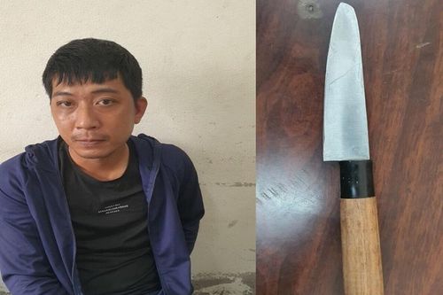 Bắt đối tượng bịt mặt, cầm dao xông vào văn phòng bất động sản để cướp