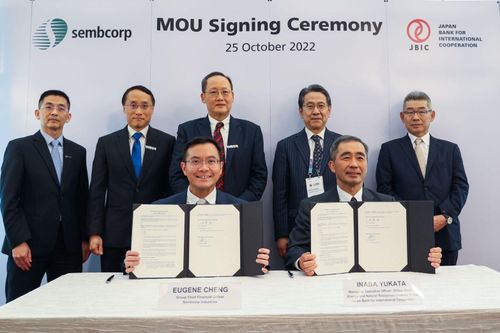 Sembcorp hợp tác chiến lược với Nhật Bản về phát triển hydro và giảm phát thải carbon