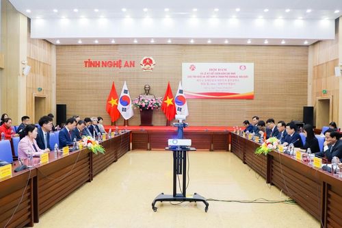 Tỉnh Nghệ An và thành phố Gwangju (Hàn Quốc) ký kết biên bản ghi nhớ
