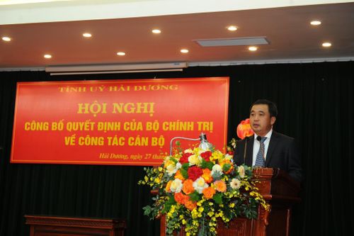 Lời hứa của tân Bí thư Tỉnh ủy Hải Dương trên cương vị mới