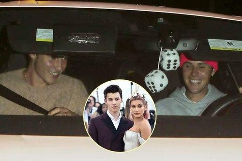 Justin Bieber vui vẻ đi chơi với bạn trai cũ của vợ