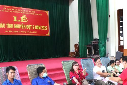 An Khê: Hơn 400 người tham gia hiến máu tình nguyện