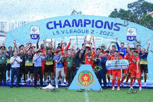 Kết quả Hạng Nhất 2022: CLB CAND vô địch, Khánh Hòa lên hạng V-League