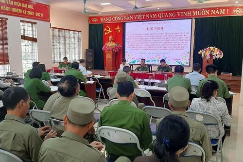 Đánh giá tình hình an ninh trật tự và góp ý về nhiệm vụ của Cảnh sát khu vực