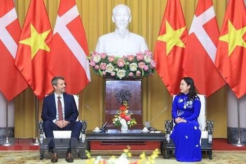 Phó Chủ tịch nước Võ Thị Ánh Xuân hội kiến Thái tử kế vị Đan Mạch Frederik