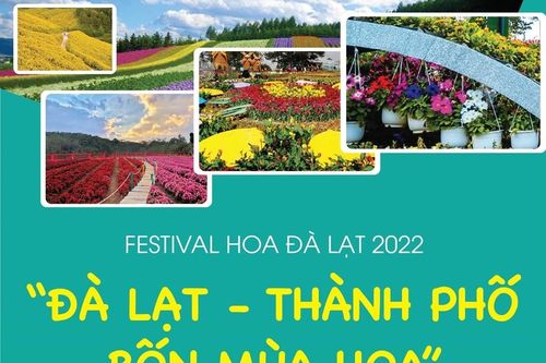 Festival Hoa Đà Lạt 2022: 'Đà Lạt - Thành phố bốn mùa hoa'