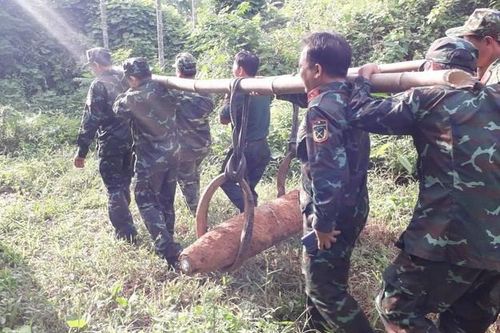 Quảng Ngãi: Hủy nổ an toàn 5 quả bom tồn sót sau chiến tranh