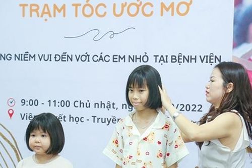'Trạm tóc ước mơ'- mang niềm tin đến với trẻ em ung thư