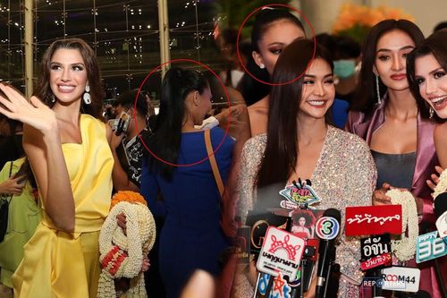 Miss Grand và ông Nawat bị fan Indonesia 'quay lưng' vì liên tục cắt hình của Á hậu 2