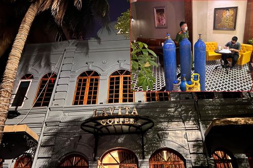 Nhân viên quán bar Lavita 'nhiệt tình' đưa Cảnh sát đi kiểm tra nhằm che giấu kho 'bóng cười' dưới bếp