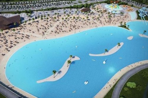 Bãi biển nhân tạo lớn nhất châu Âu sắp đi vào hoạt động