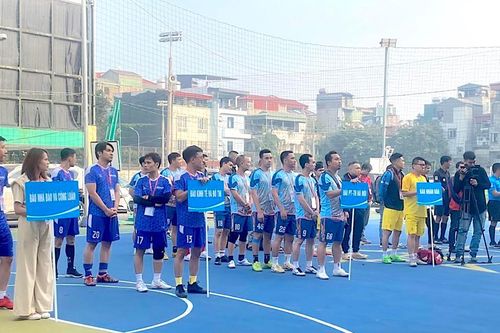 Khai mạc giải bóng đá Hội Nhà báo TP Hà Nội mở rộng lần thứ 27