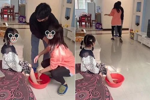 Người đàn ông dọa ly hôn khi thấy vợ kế rửa chân cho con