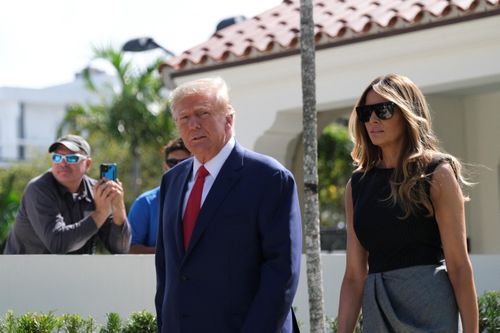 Ông Trump đi bầu
