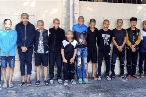 Công an huyện Ứng Hòa bắt giữ nhóm đối tượng mang hung khí gây rối trật tự công cộng