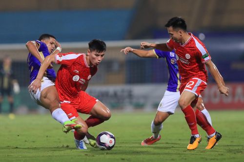 Trực tiếp bóng đá Hà Nội FC 1-0 Viettel: Lucao ghi bàn