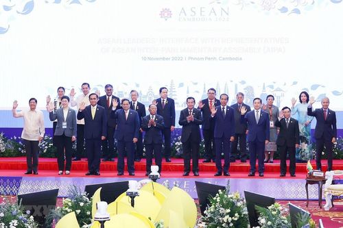 Thủ tướng Phạm Minh Chính tại buổi đối thoại với đại diện AIPA