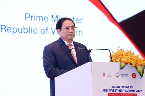 Hình ảnh Thủ tướng dự Hội nghị thượng đỉnh kinh doanh và đầu tư ASEAN