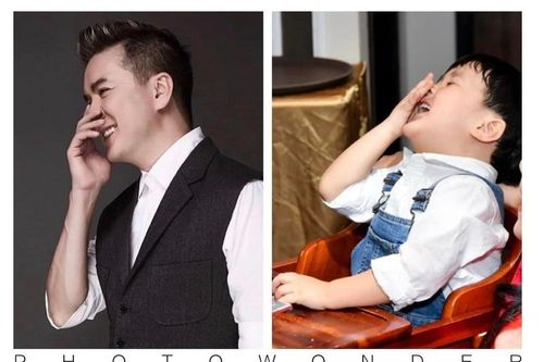 Đàm Vĩnh Hưng khoe loạt ảnh Polo Huỳnh chuẩn 'cha nào con nấy'