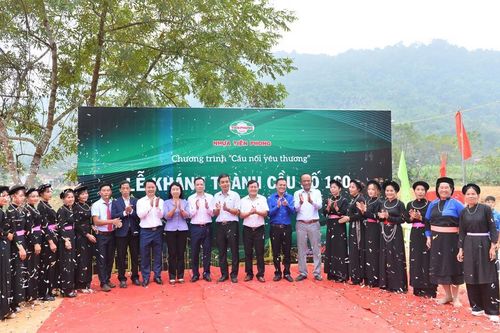 Nhựa Tiền Phong Hải Phòng khánh thành cầu nối yêu thương số 100
