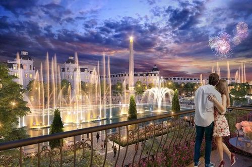 Danko Group đẩy nhanh tiến độ thi công nhạc nước ở Danko City