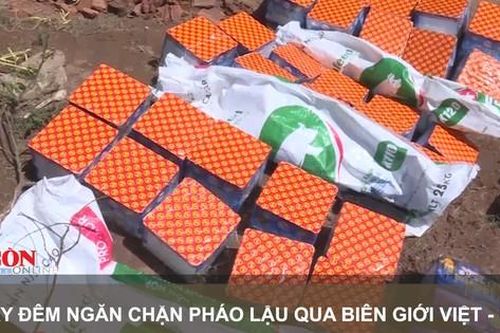 Ngày đêm ngăn chặn pháo lậu qua biên giới Việt - Lào
