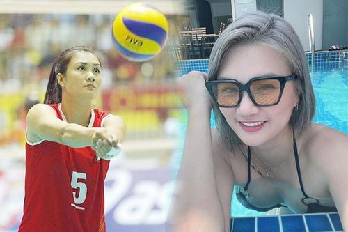Cựu hoa khôi bóng chuyền cao 1m8 tuổi 40 nhuộm tóc màu mè, gái 1 con dáng vẫn mượt mà